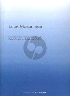 Massonneau Konzert e-moll No.5 Violine-Orchester (KA) (ed. Reinhard Wulfhorst)