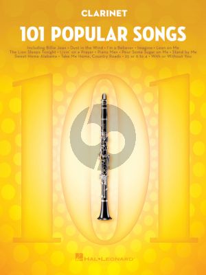 101 Popular Songs for Clarinet