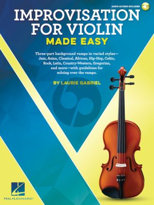 Gabriel Improvisation for Violin Made Easy (Book with Audio online)