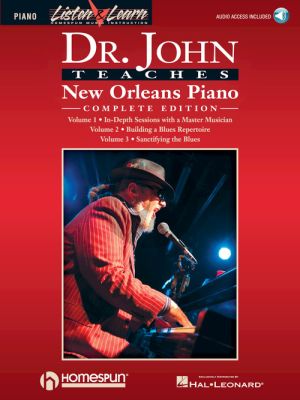 Dr. John Teaches New Orleans Piano – Complete Edition (Book with Audio online)