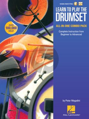 Magadini Learn to Play the Drumset – All-in-One Combo Pack (Book with Audio online)