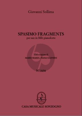 Sollima Spasimo fragments Alto Saxophone-Piano