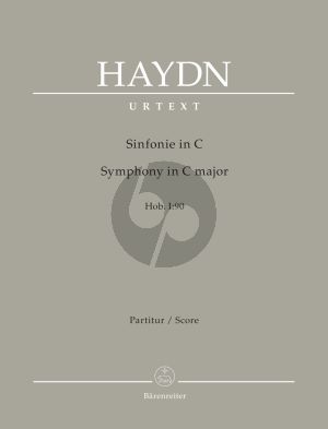 Haydn Symphony C-major Hob. I:90 Full Score (edited by Andreas Friesenhagen)