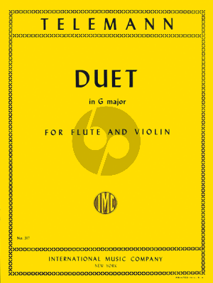 Telemann Duet G-Major TWV 40:111 Flute-Violin