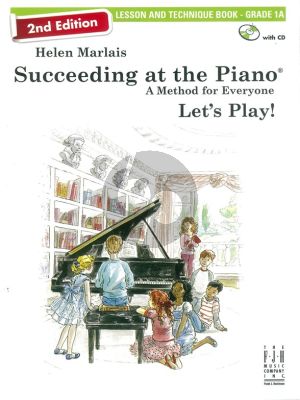 Marlais Succeeding At The Piano - Lesson And Technique Book: Grade 1A (Book/CD) (2nd Edition)