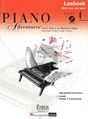 Faber Piano Adventures Lesboek 4 (Bk-Cd) (Ned.)