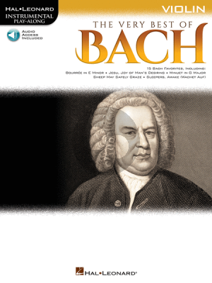 The Very Best of Bach Instrumental Play-Along Violin Book with Audio online)