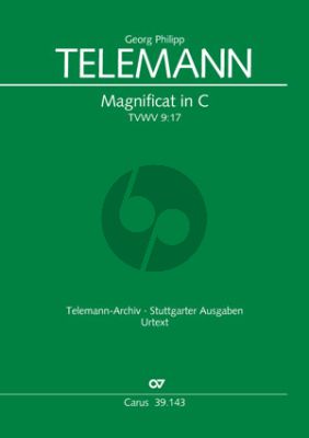 Telemann Magnificat in C TWV9:17 Soli-Chor-Orchester Klavierauszug (ed. Arne Thielemann)