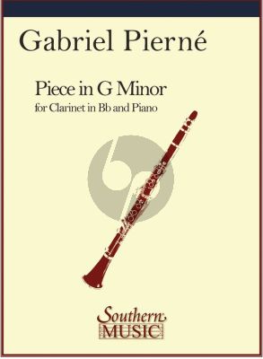 Pierne Piece in g-minor Clarinet-Piano