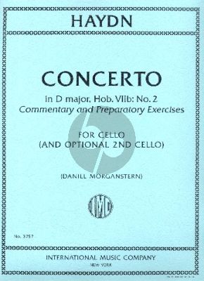 Haydn Concerto D major Hob. VIIb: No.2 Commentary and Preparatory Exercises Violoncello with 2nd Cello part