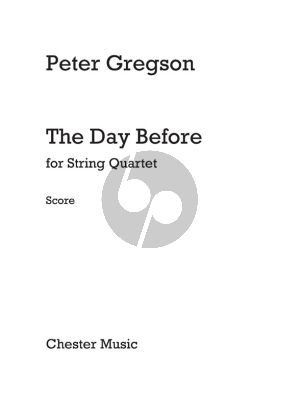 Gregson The Day Before 2 Vi.-Va.-Vc. (Score/Parts)