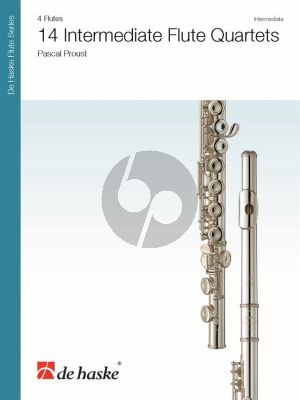 Proust 14 Intermediate Flute Quartets (Score/Parts)