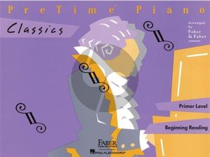 Faber PreTime Piano Classics Primer Level (Piano Adventures Course)