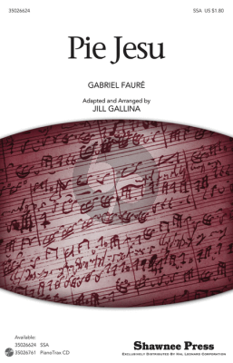 Faure Pie Jesu (from Requiem) SSA (arr. Jill Gallina)