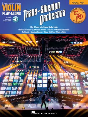 Trans-Siberian Orchestra (Violin Play-Along Series Vol.40) (Book with Audio online)