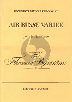 Bystrom Air Russe Varie Piano solo