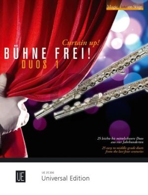 Buhne Frei! (Curtain Up!) Duos 1 (25 easy to middle-grade duets) 2 Flutes (arr. by Fereshteh Rahbari)