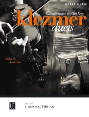Klezmer Duets for Violin and Accordion (Score/Part) (edited by Deborah Strauss and Alan Bern)