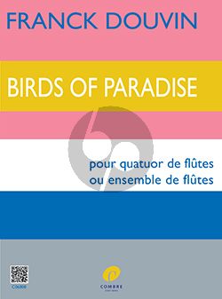 Douvin Birds of Paradise Op.132 4 Flutes (Score/Parts)