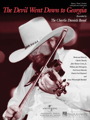 Charlie Daniels Band The Devil went down to Georgia Piano-Vocal-Guitar with pull-out Violin Part