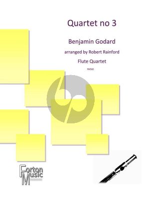 Godard Quartett No.3 2 Flutes-Alto-flute and Bass-flute (Score/Parts) (transcr. by Robert Rainford)