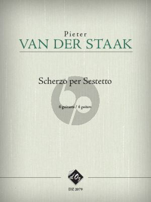Staak Scherzo per Sestetto 6 Guitars (Score/Parts)