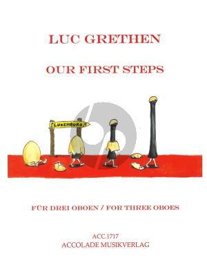 Grethen Our first Steps. Sehr leichte Trios 3 Oboen (Partitur/Stimmen)