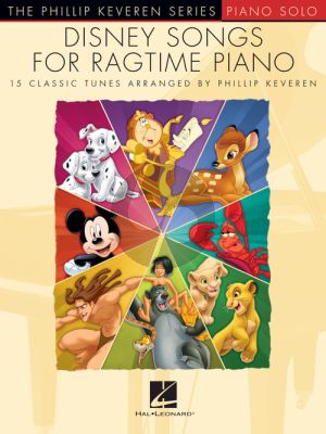 Disney Songs for Ragtime Piano (transcr. by Phillip Keveren)