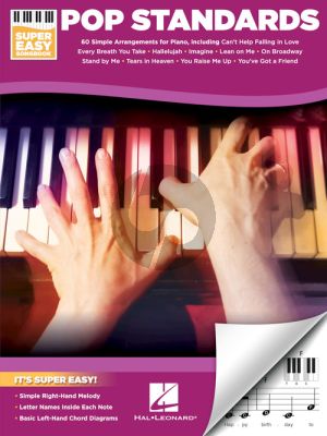 Pop Standards – Super Easy Songbook Piano