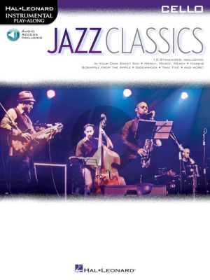 Jazz Classics Instrumental Play-Along for Cello (Book with Audio online)