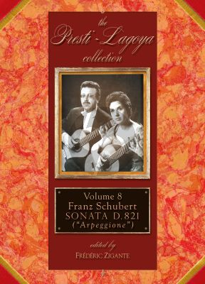 Schubert Sonata D 821 "Arpeggione" for 2 Guitars (Score/Parts) (Presti - Lagoya Collection Vol. 8) (edited by Frederic Zigante)