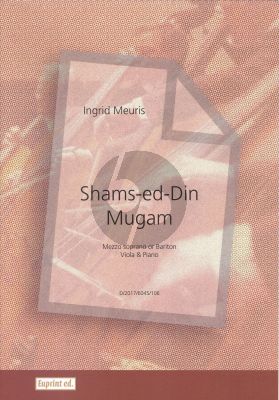 Meuris Shames-ed-Din Mugam Mezzo Soprano(Baritone)-Viola-Piano (Score/Parts)