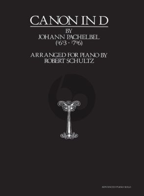 Pachelbel Canon in D (Pachelbel's Canon) (transcr. Robert Scultz)