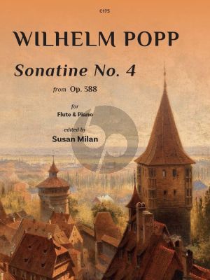 Popp Sonatine Op.388 No.4 for Flute-Piano (edited by Susan Milan) (Grades 6–8 - Trinity Grade 6 syllabus)
