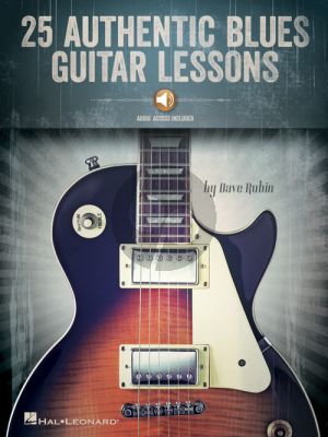 Rubin 25 Authentic Blues Guitar Lessons (Book with Audio online)
