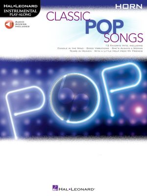 Classic Pop Songs for Horn (Book with Audio online)