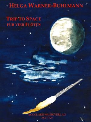 Warner-Buhlmann Trip to Space 4 fur Flöten Partitur und Stimmen