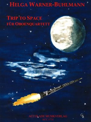 Warner-Buhlmann Trip to Space 4 Oboen Partitur und Stimmen (3 Oboen und Englischhorn)