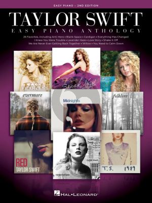 Taylor Swift – Easy Piano Anthology (2nd. edition)