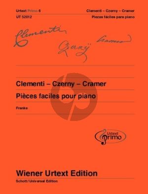 Clementi-Czerny und Cramer 32 pièces faciles avec conceils d'exercice Piano (Nils Franke)