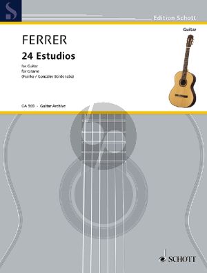 Ferrer 24 Estudios Guitar ((Jens Franke-Marta Gonzalez Bordonaba)