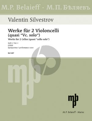 Silvestrov Works for 2 Cellos (quasi cello solo)