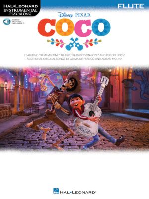 Disney Pixar's Coco Instrumental Play-Along Flute (Book with Audio online)