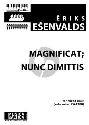 Esenvalds Magnificat and Nunc Dimittis Solo Voice-SSAATTBB