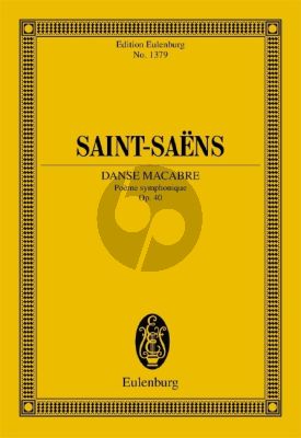 Saint-Saens Danse macabre - Poème symphonique Op.40 Study Score