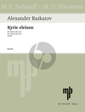 Raskatov Kyrie eleison Cello solo