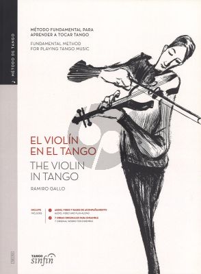 Gallo El Violin en El Tango (The Violin in Tango English/Spanish) (Book with Audio Online)