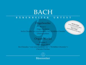 Bach Orgelwerke Vol.1 (edited by Heinz-Harald Lohlein and Christine Blanken) (Barenreiter-Urtext)