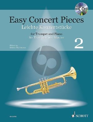 Easy Concert Pieces Vol.2 (19 Pieces from 5 Centuries) Trumpet-Piano (Bk-Cd) (edited by Kristin Thielemann)