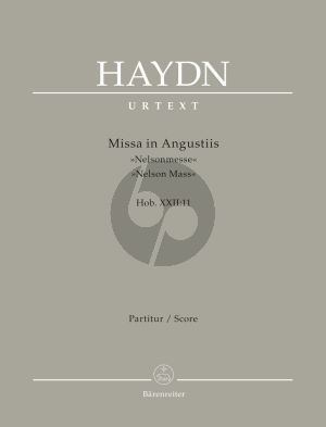 Haydn Missa in Angustiis (Nelsonmesse) (Hob.XXII:11) Soli-Choir-Orchestra Full Score (edited by Günter Thomas) (Barenreiter-Urtext)